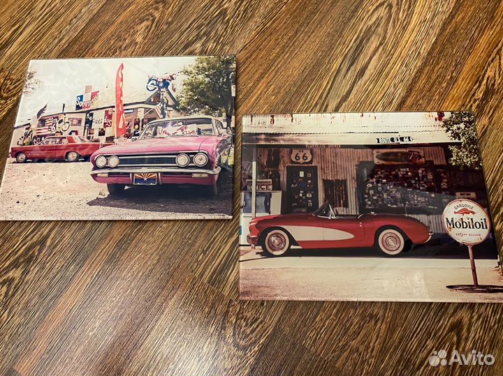 Картина на стекле в наличии 2 штуки