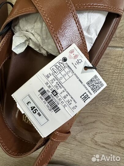 Сандалии zara 38