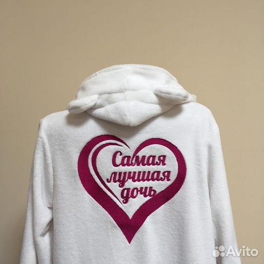 Мягкий халат для девочки