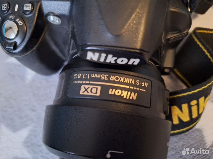 Фотоаппарат nikon d3100+nikon dx af-s nikkor 35mm