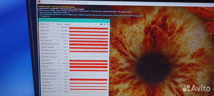 Видеокарта RX 5700xt msi gaming X