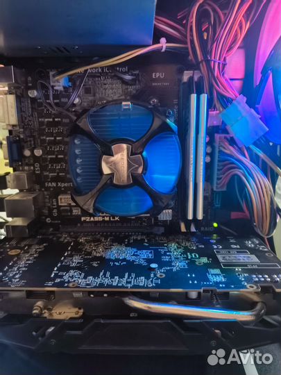 Игровой, 4ядра, 16озу, ssd, hdd, rx580, моник 22