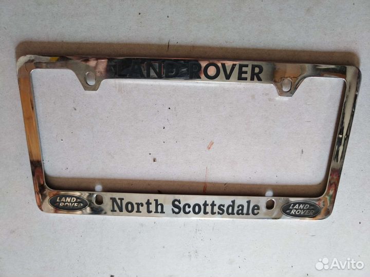 Фирменная рамка land rover