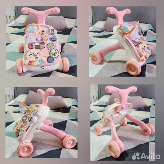 Ходунки каталка 3 в 1