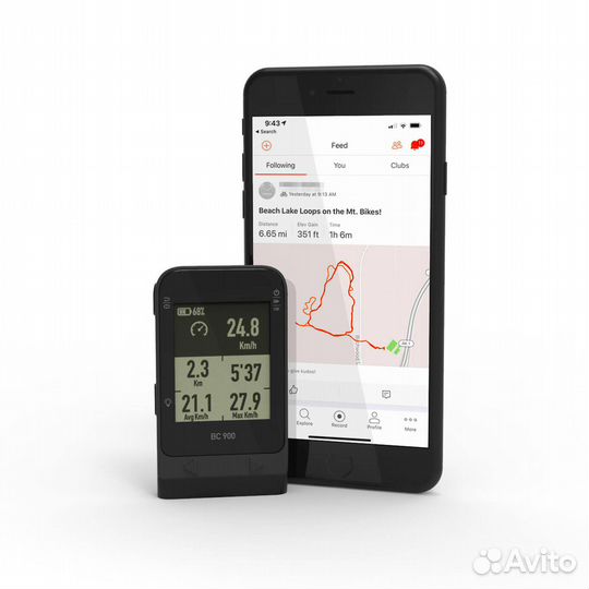 Велокомпьютер Decathlon Van Rysel BC900 GPS