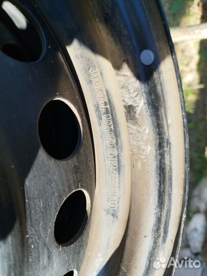 Диски штамповка р 16 на Subaru Treziya