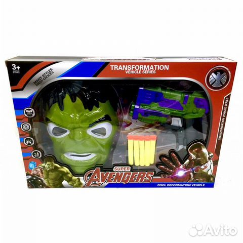 Бластер с мягкими пулями + Маска 564-896