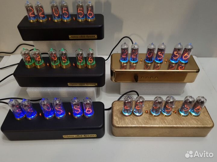 Бронзовые и алюминиевые ламповые часы