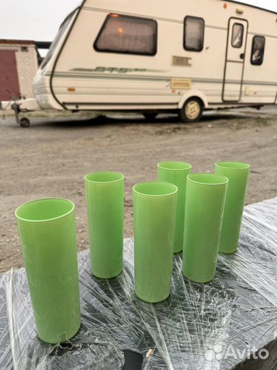 Бокалы цветное стекло СССР