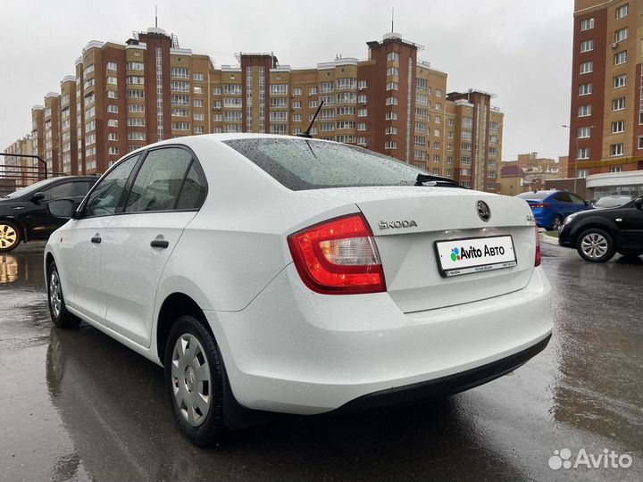 Skoda Rapid 1.6 МТ, 2017, 103 268 км