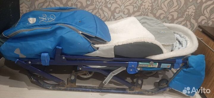 Детские санки коляска бу