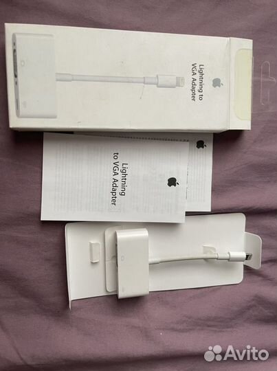 Apple lightning to VGA оригинал