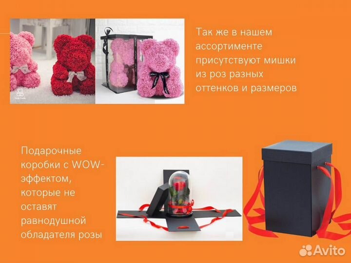 Вечная роза в колбе