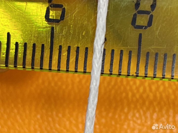 Для кукольной обуви шнур вощеный