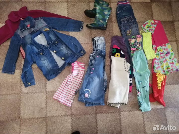 Пакет вещей для девочки 92 98