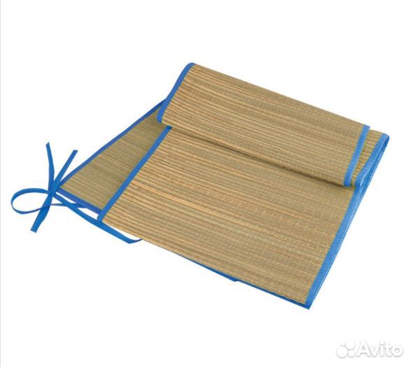 Пляжный набор: циновка, шлепанцы, сумка