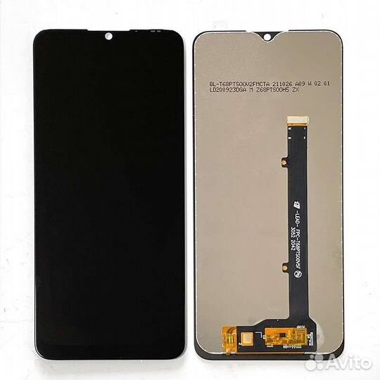 Дисплей для ZTE Blade V30 Vita Черный - Оптима