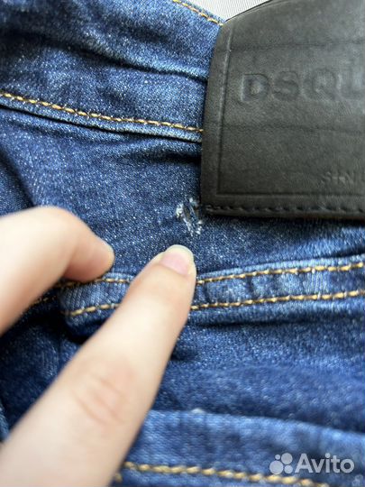 Джинсовые шорты dsquared мужские