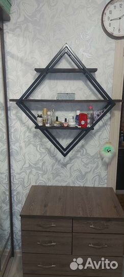 Полка настенная в стиле лофт