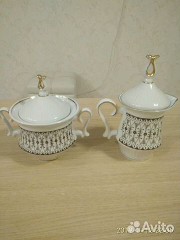 Сахарница и сливочник.Барановский завод