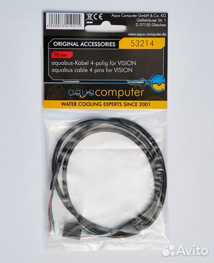53214 аquаbus сablе 4 pins fоr visiоn, оcto, quаdr