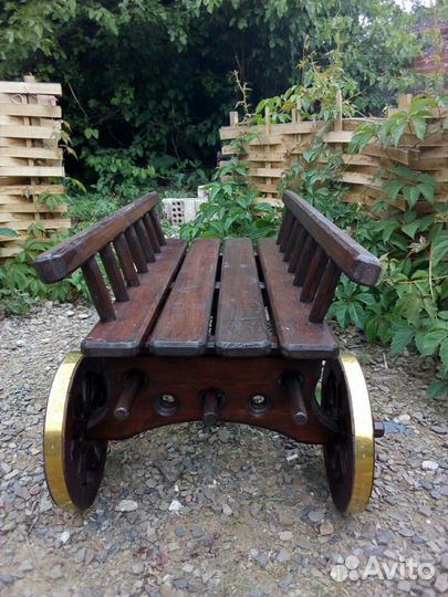 Декоративная телега для сада