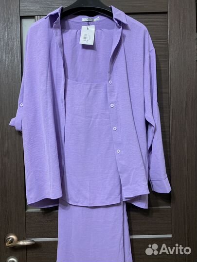 Новый костюм муслин размер 48