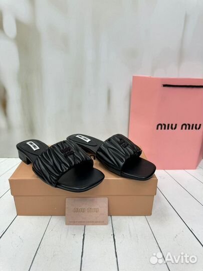 Шлепки Сланцы Miu Miu Размер 36-40