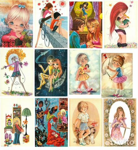 Открытки1980-90гг. Испания (выпущ. для Франции.)