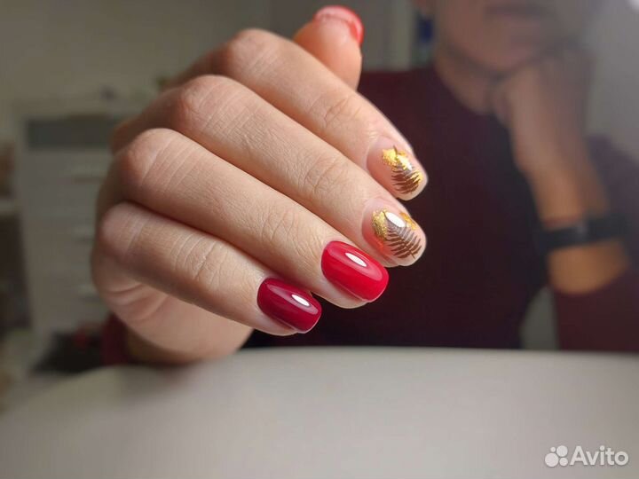 Маникюр с покрытием гель лак