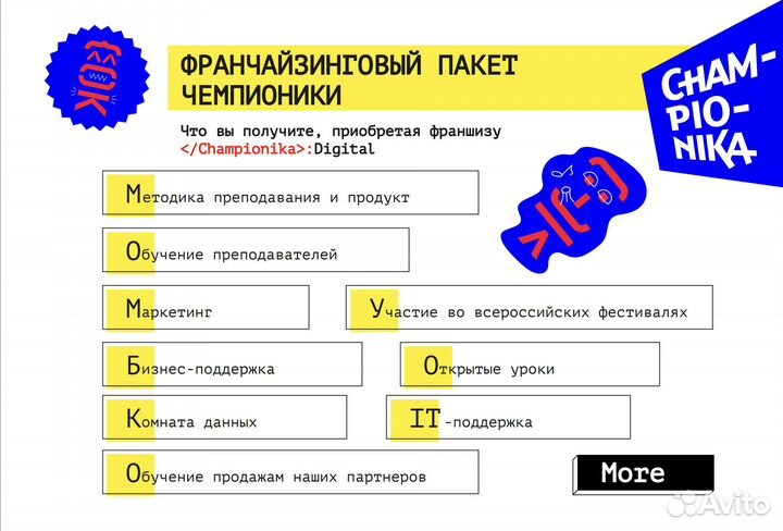 Франшиза IT-центра для детей Championika.Digital