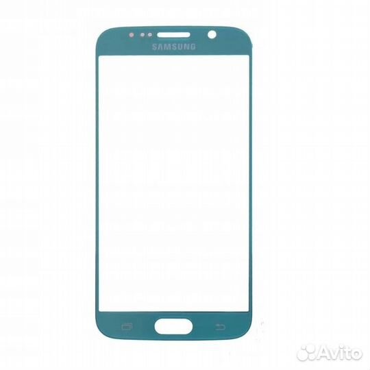 Стекло дисплея Samsung Galaxy S6 (G920F) голубой