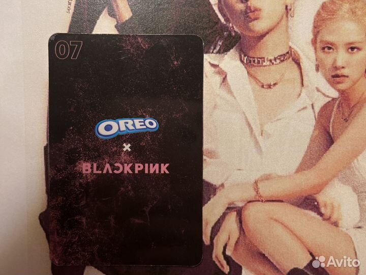 Карты blackpink официальные oreo читайте описание