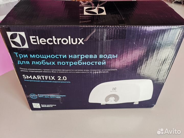 Проточный водонагреватель Electrolux