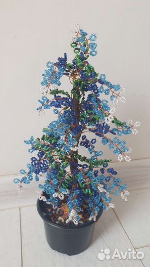 Дерево из бисера ручная работа