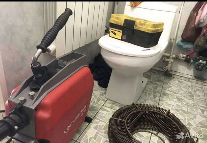 Прочистка канализации. Устранение засоров 24/7