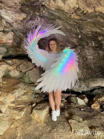 Гибкие светящиеся крылья.Для праздника фотосессии