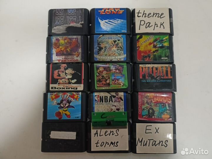 Sega, Dendy, картриджи 90х -00х