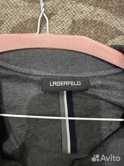 Хлопковое поло Karl Lagerfeld