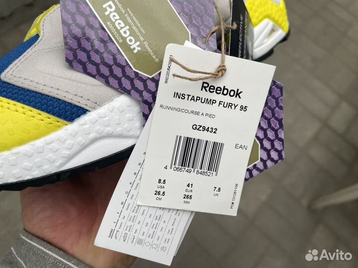 Reebok Instapump 26.5 см оригинальные