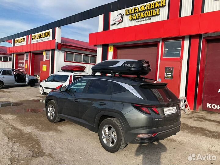 Автобокс Level Касатка 450л Hyundai Tucson