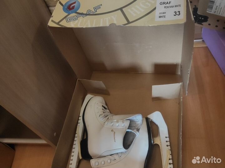 Фигурные коньки graf Montana 33 размер