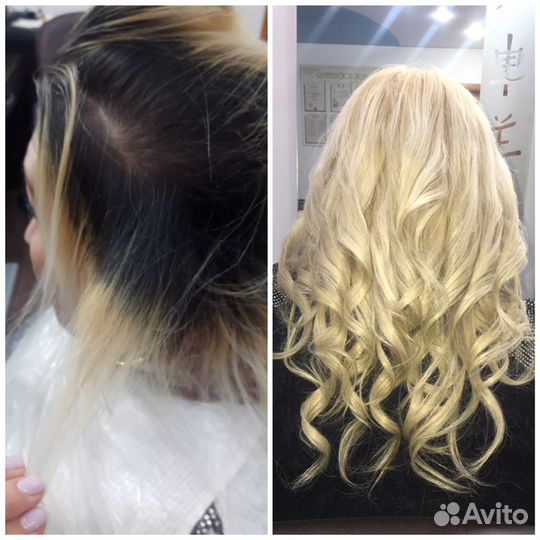 Наращивание волос, коррекция, снятие, капсуляция