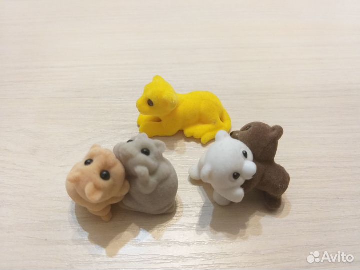 Бархатные животные киндер сюрприз