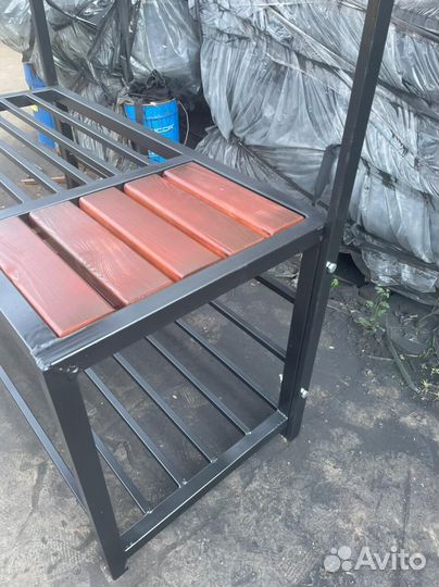 Мангал с печью под казан