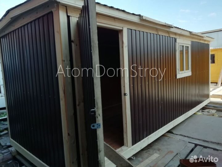 Бытовка вагончик из дерева