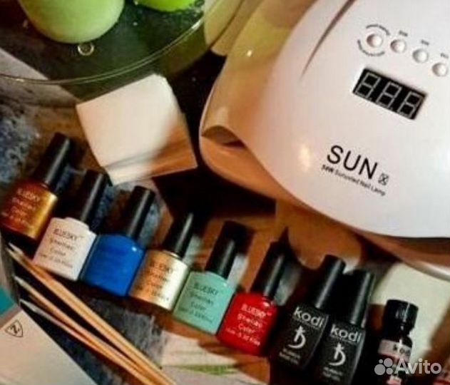 Набор для маникюра и наращивания ногтей