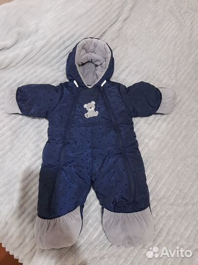 Зимний комбинезон 74 для мальчика