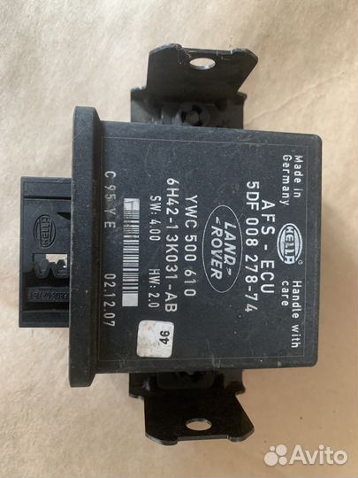 Блок управления светом фарами Ленд Ровер Спорт