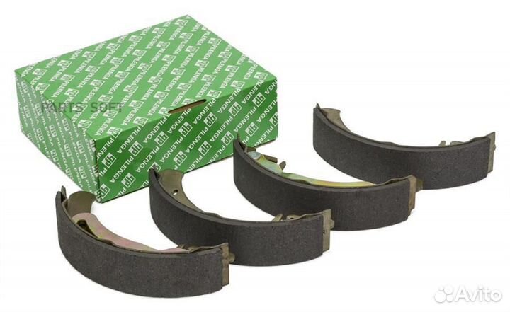 Pilenga BSP1002L Колодки тормозные барабанные со с